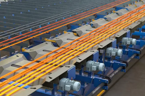 Cooling Bed Rollers Assembly